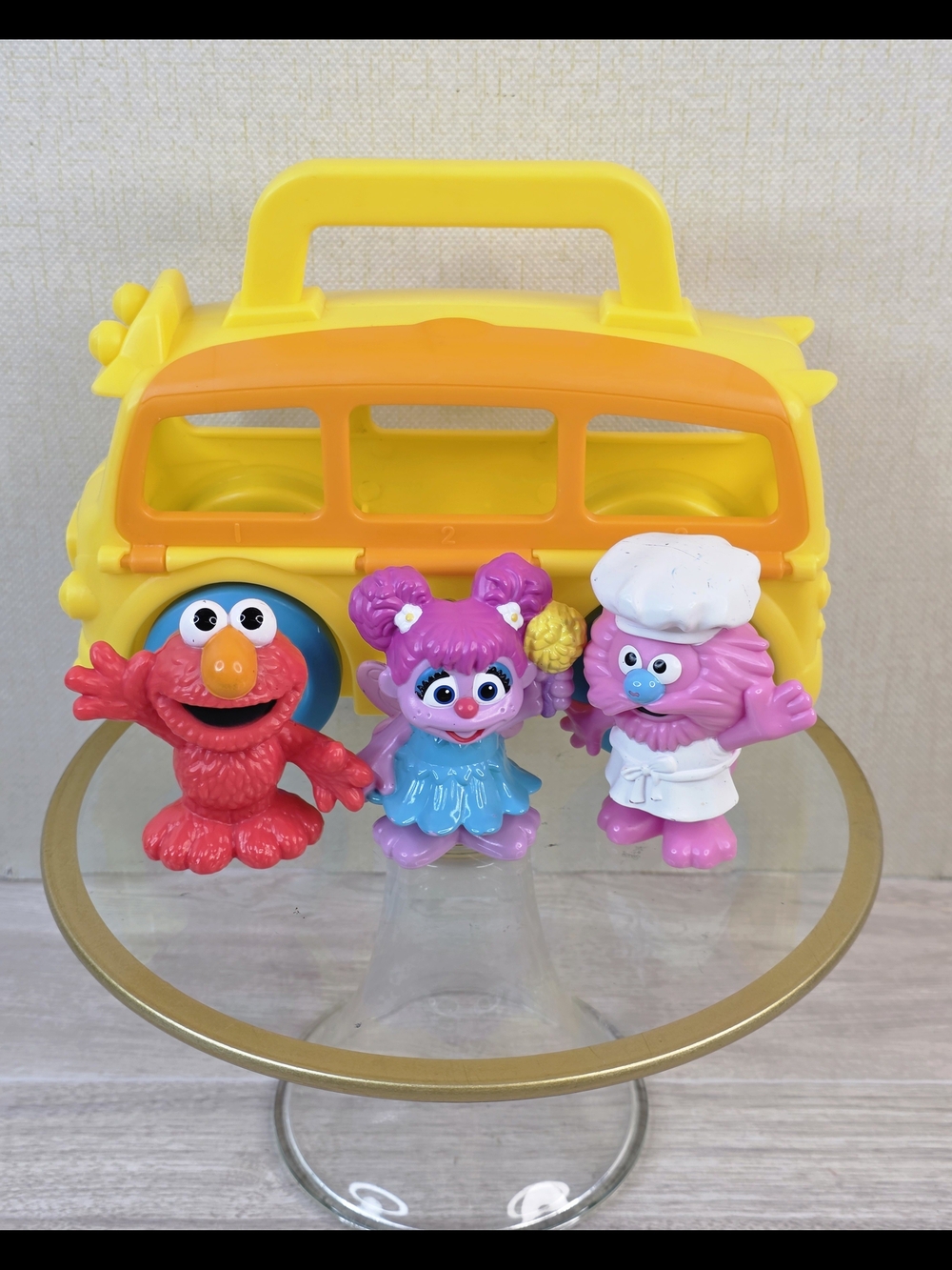 Sesame Street Characters and Bus Carrier